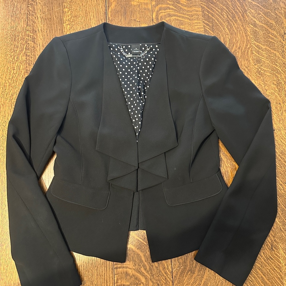 WHBM Black Women's Blazer Size 6